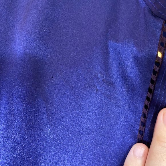 100% Silk Vintage Marc Allan Blouse - Picture 10 of 12